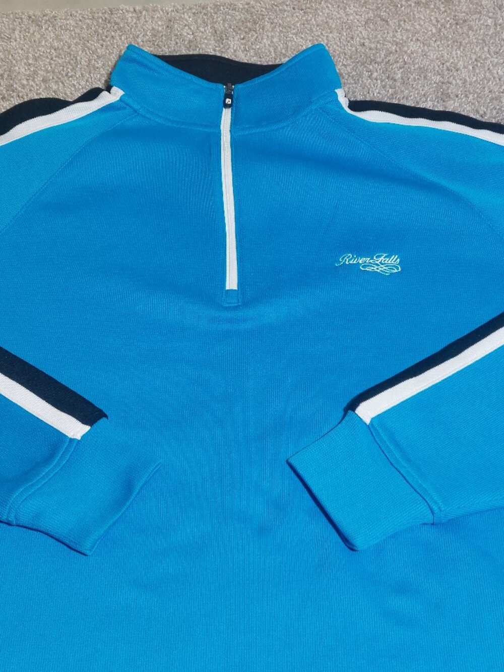 FootJoy Men's 1/4 Zip Golf Pullover - River Falls Embroidered - Size L